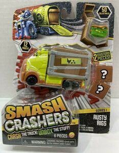 Smash Crashers Series 1 Rusty Rigs 1 truck, 3 Collectibles New